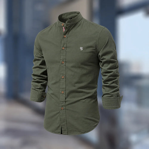 Cămașă Albă Dama Slim Fit | Cămașă Elegantă Femei cu Guler Înalt 0
