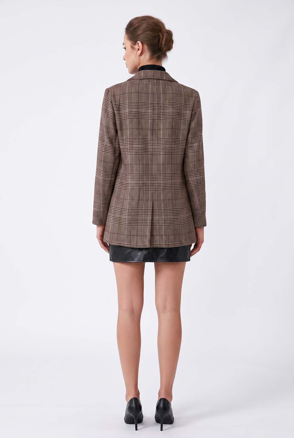Blazeri dama în carouri | Croială slim fit pentru birou și casual